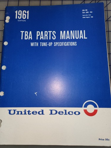 1961 united delco tba - delco,