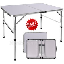 3FT HEAVY DUTY INDOOR OUTDOOR PORTABLE FOLDING PICNIC PARTY BBQ CAMPING TABLE