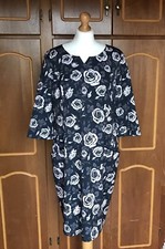 Dress 16 Grey Floral Shift