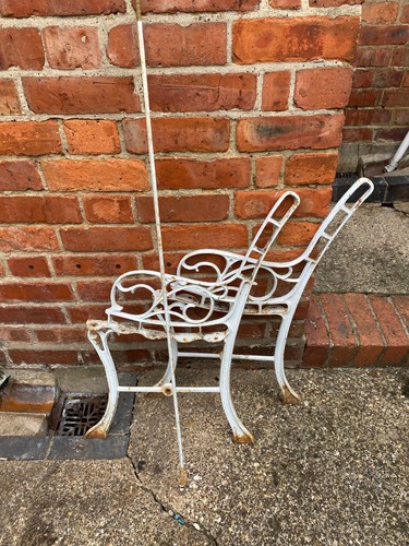 Vintage cast iron garden - iron, bench