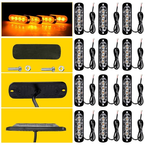 12x amber 4led - recovery, strobe