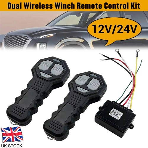 Dual wireless winch - dual, remote