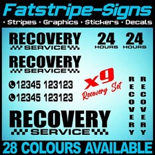 Recovery Truck Stickers