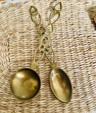 2 X VINTAGE BRASS WELSH LOVE