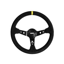 Deep Dish Suede Steering Wheel