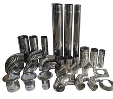 STAINLESS STEEL FLUE PIPES 4"