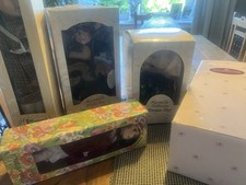 5 hand painted dolls from