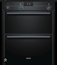 Siemens Black HB13NB621B Built-under Double Electric Oven