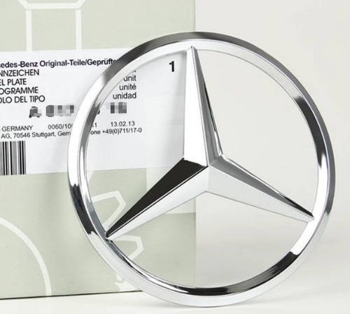Chrome star trunk emblem - chrome,