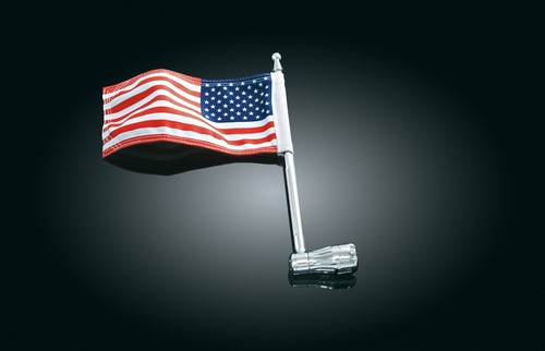 Flagpole for flat - , carrier