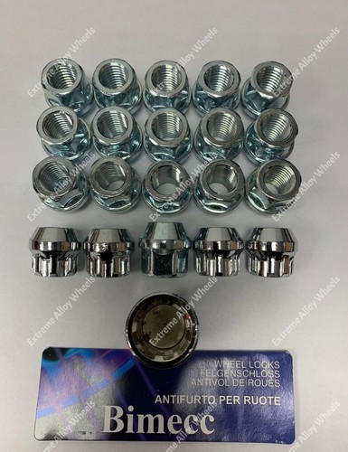 Alloy wheel nuts open - nuts,