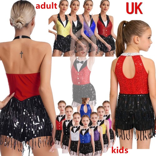 Girls shiny sequins - uk, tassel