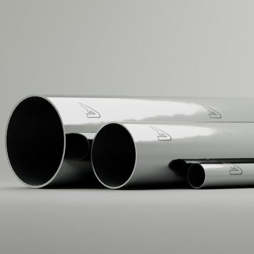 Aluminium round tube - aluminium,