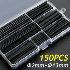 150Pcs Heat Shrink Tubing Tube Sleeve Kit Electrical Assorted Cable Wire Wrap UK