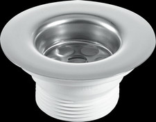 McAlpine BSW6P 85mm Flange Centre Pin Sink Waste Leak-Free, Sleek, Modern look