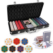 Luxury Ceramic Poker Chips Set