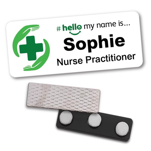 Hello name badge - hello,