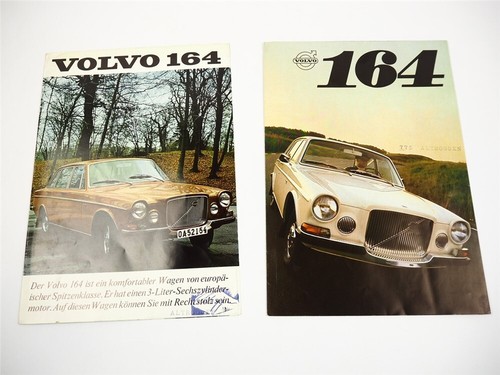 Volvo 164 cars brochure - 2x,