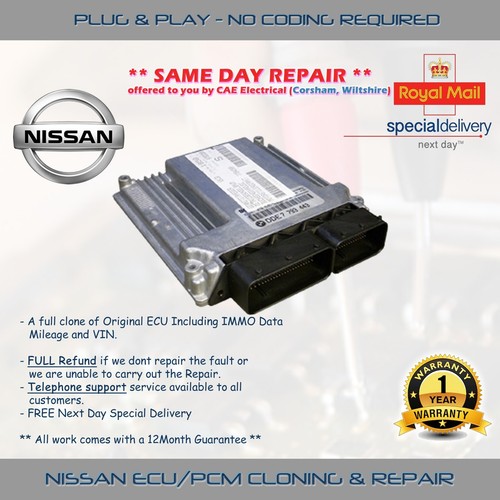 Nissan ecu pcm repair - nissan, repair/clone
