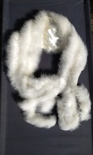 White Signet Feather Shawl -