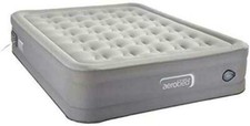 AeroBed Classic Plus  Pillow Top Air  Mattress, Gray Queen Raised 16” Thick