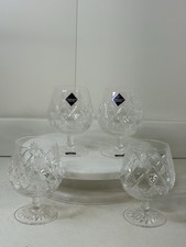 4 X Vintage Edinburgh Crystal