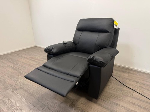 Paolo black leather mix - black,