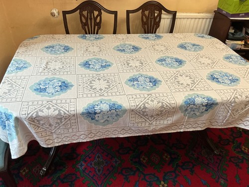 Vintage lace table cloth - vintage,