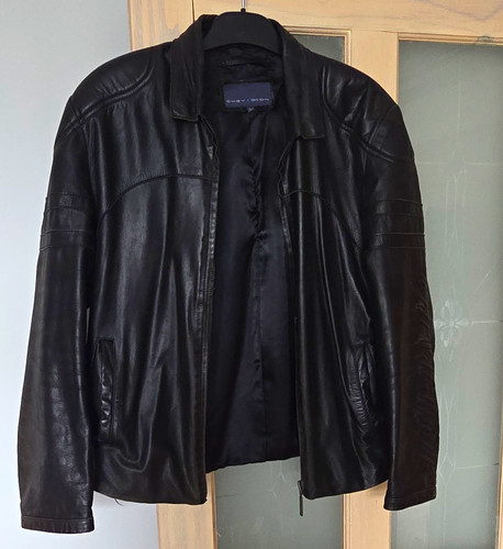 Chevignon men leather jacket - men's,
