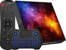 Android TV Boxes 4GB RAM 128GB ROM Smart Set Top Box Builtin 2.4G/5G WiFi 4K 3D