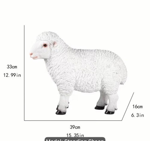 Sheep lamb sculpture nativity - sheep,