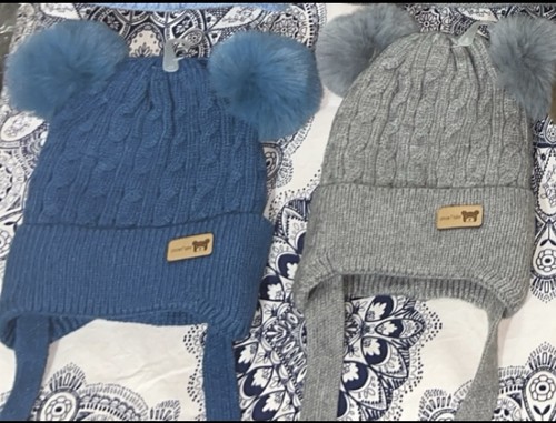 Baby bear bobble hat - bear,