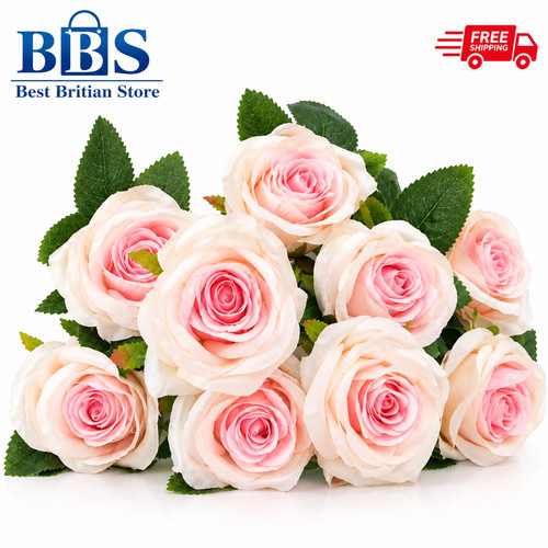 Heads silk rose artificial - rose,