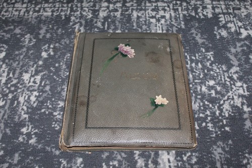 Antique photo postcard - photo, album