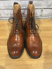 Cheaney Tweed Brogue Boots