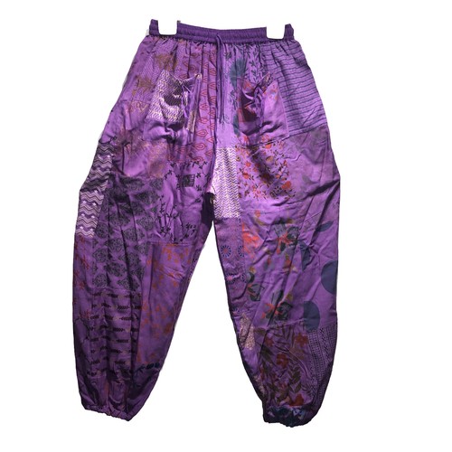 Patchwork trousers harem - patchwork,