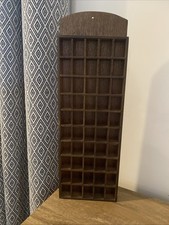 Thimble Rack Display Holder Wooden Vintage Space For 50 Thimbles 