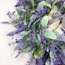 Lavender Heart Wreath Large