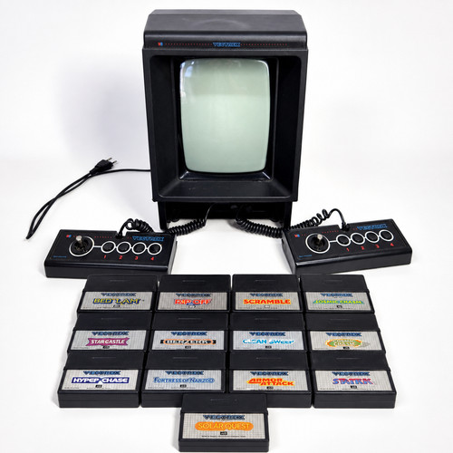 Vectrex black home console - home,