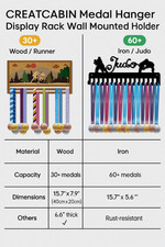 CREATCABIN Medal Hanger