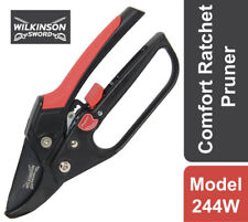 Wilkinson Sword 1111244W Comfort Ratchet Pruner Secateurs