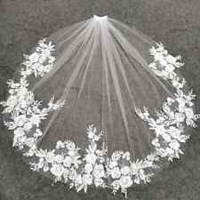 Short Lace Wedding Veil with