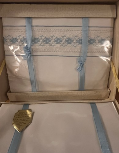 Vtg irish cotton pillowcase - vtg,