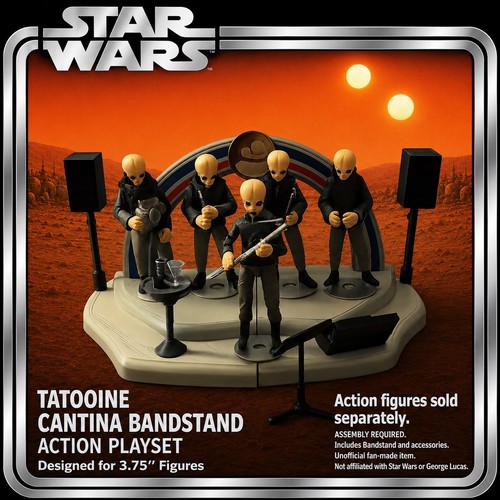 Cantina bandstand diorama for - bandstand,