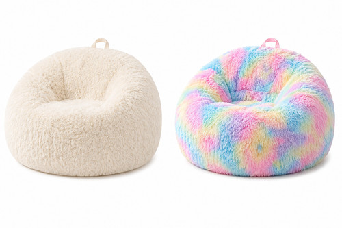 Large fluffy faux - faux, fur