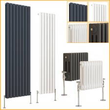 Designer Radiator Flat Panel Oval Column Cast Iron Heater Central Heating Rads