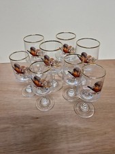 Set Of 8 Vintage Gold Rimmed