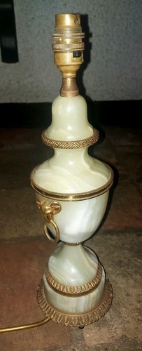Decorative onyx and - decorative, brass