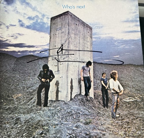 Pete townshend signed the who - townshend,