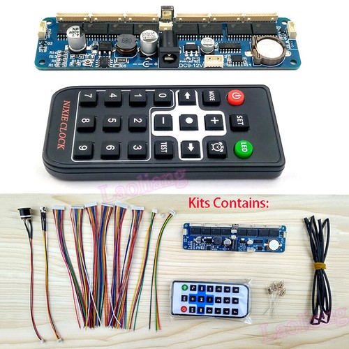 Bit nixie clock remote - 6-bit,